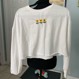 Sunflower cropped longsleeve